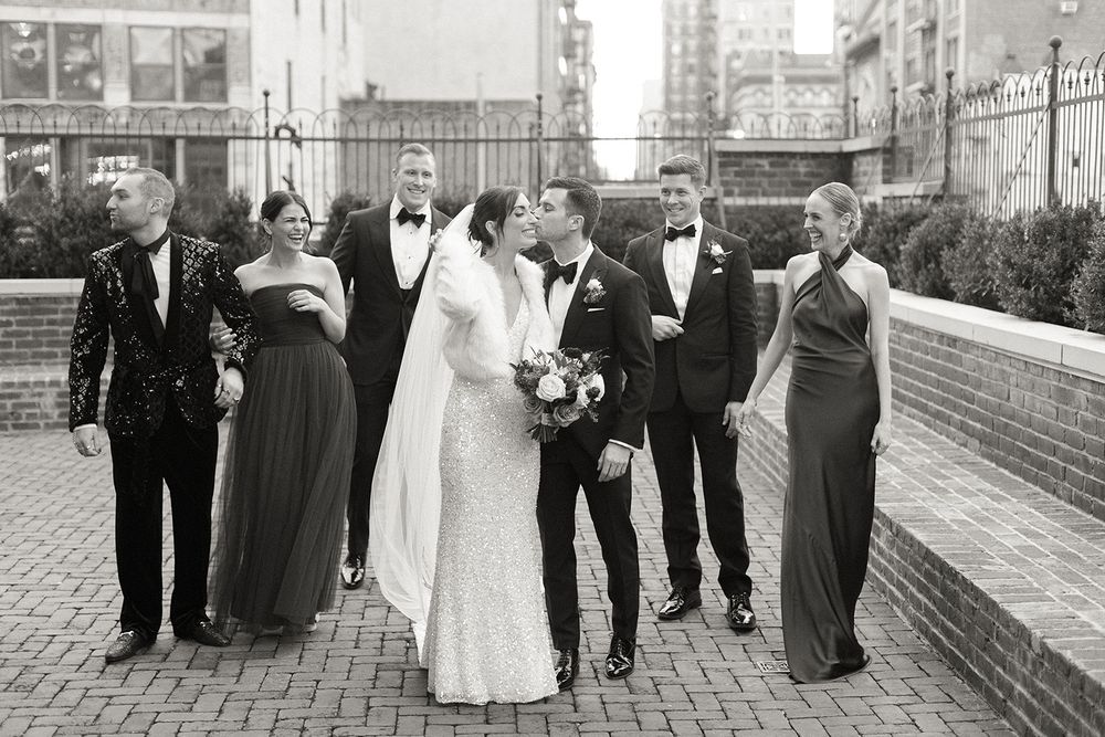 Bowery Hotel Wedding Photography, New York City, wedding party, maid of honor