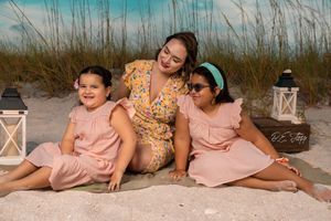 St Pete Beach-Family sunset beach photo session-BE Jazy Photography-St Pete Beach-Clearwater Beach Photographer-Mom-daughter