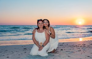 St Pete Beach-Family sunset beach photo session-BE Jazy Photography-St Pete Beach-Clearwater Beach Photographer-Mom-daughter