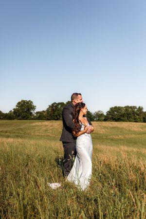 Couple is all smiles during elopement in Cheshire, CT
