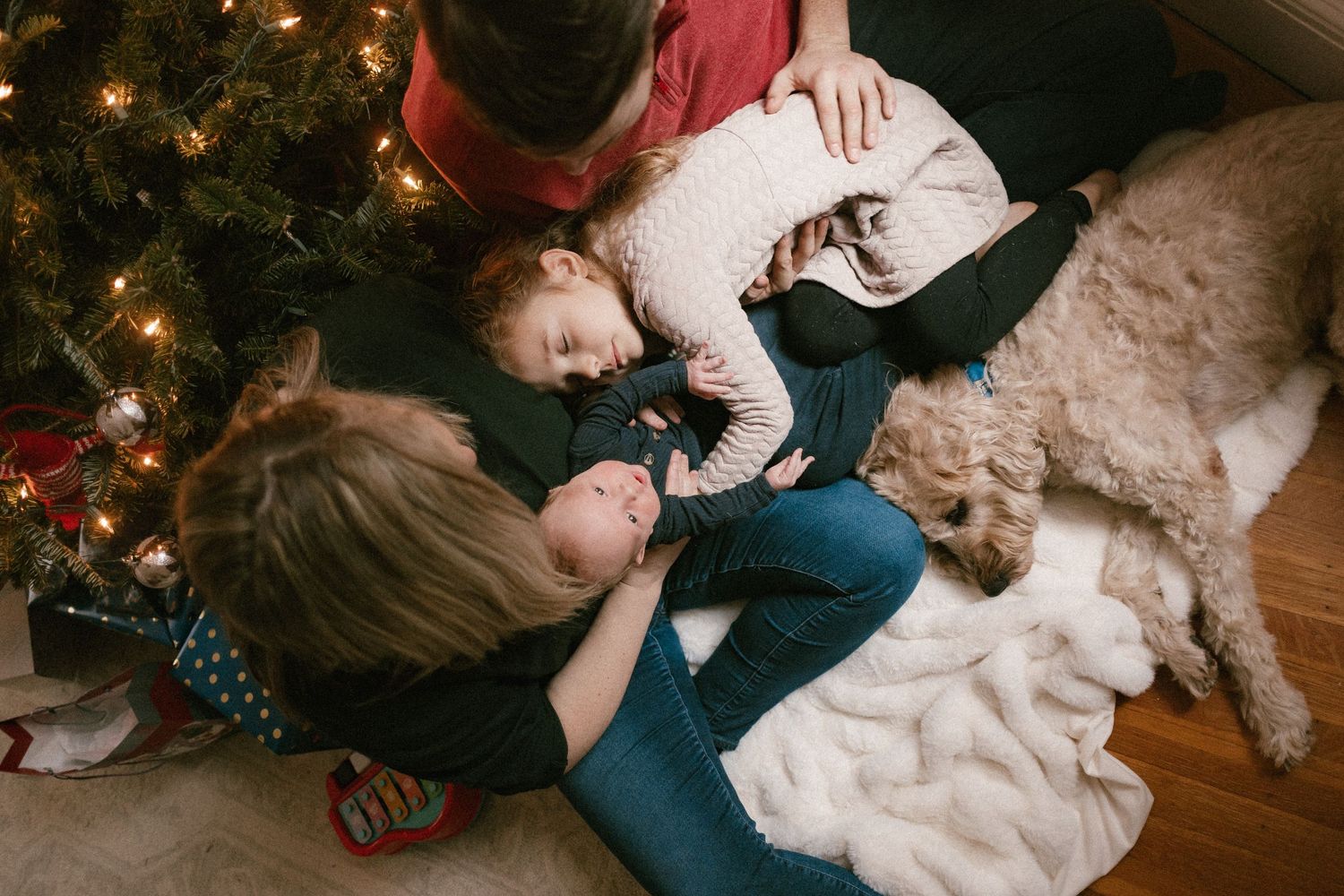 Cozy Christmas in-home session