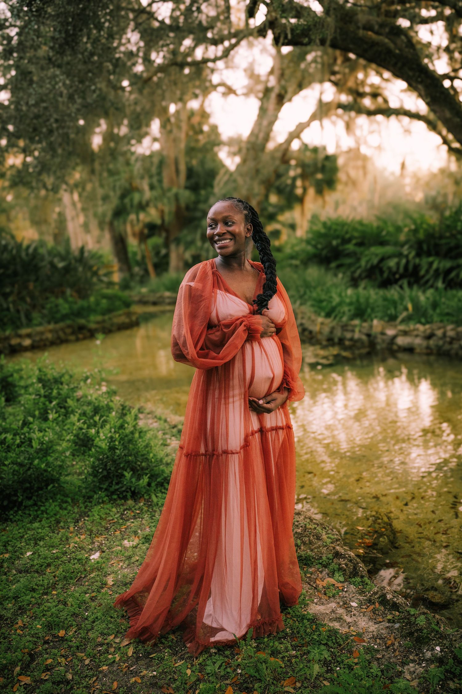 Washington Oaks State Park Maternity Photographer.