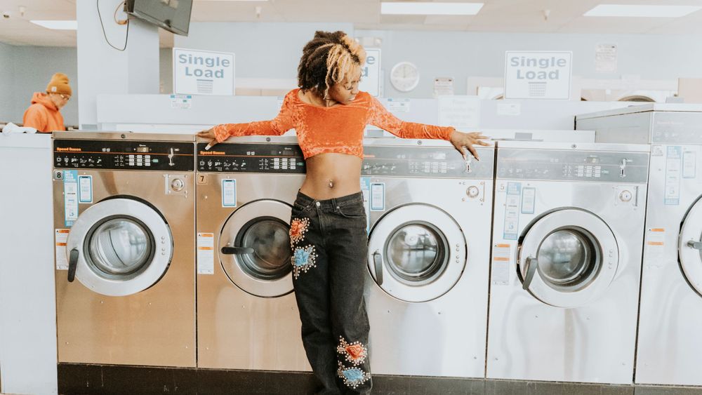 Laundry Mat photo shoot