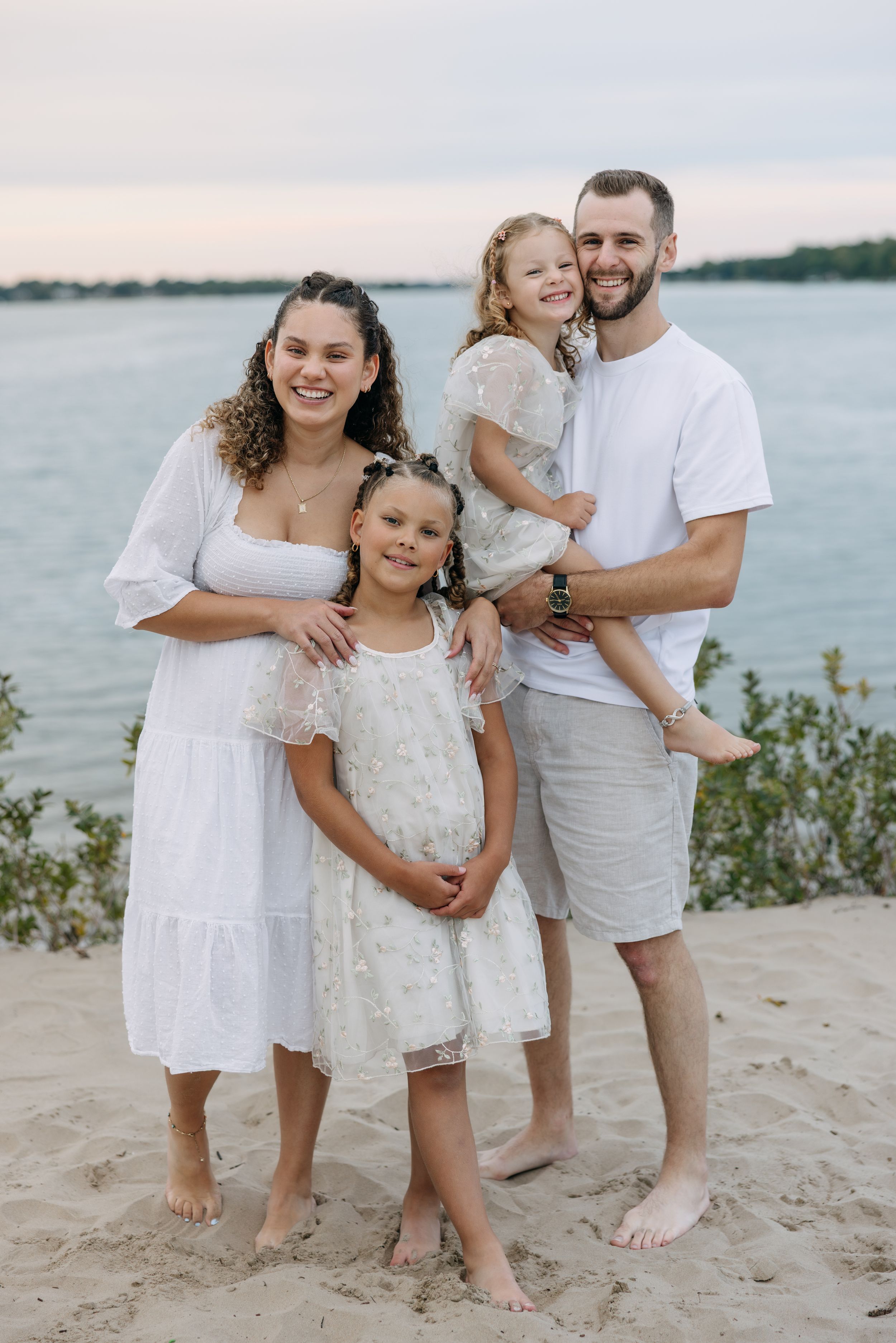 Family Photographer, Photographer Near Me, Prince Edward County, Ontario Canada, Travel Photographer, Family of four, Beach Session