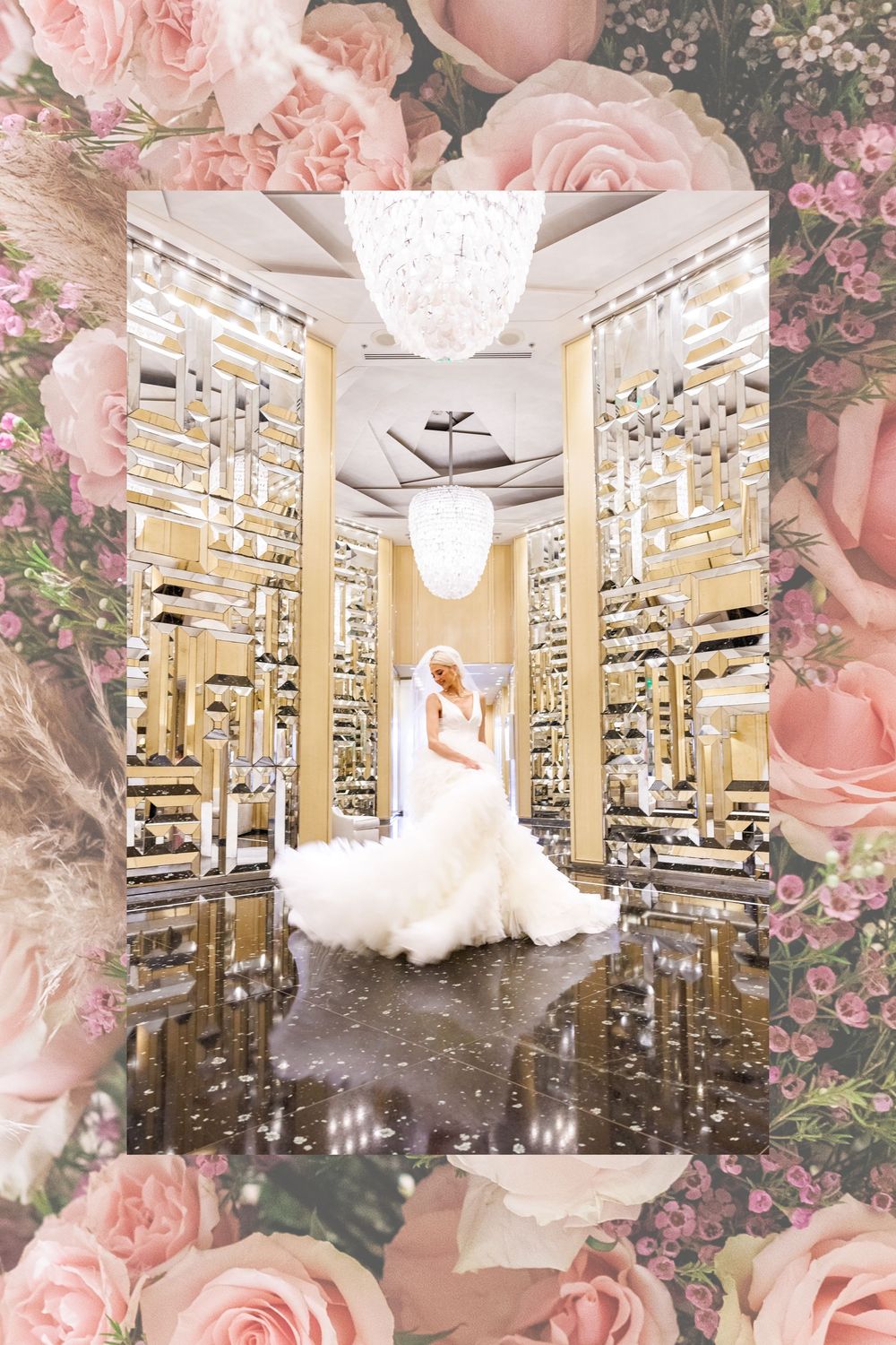 Wedding party portrait in South Florida