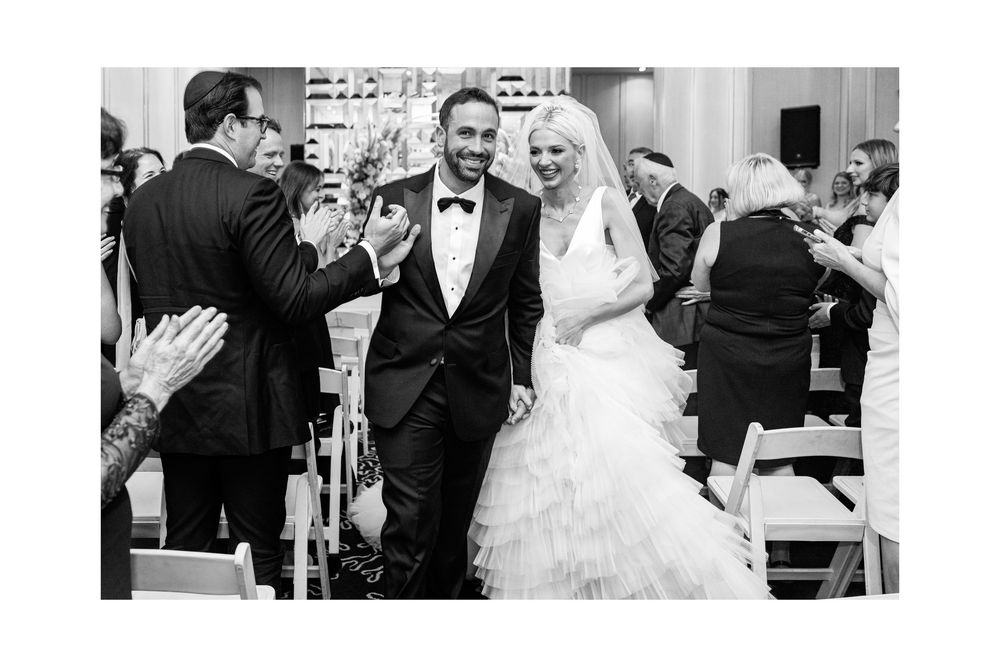 Bride and groom candid portrait at South Florida wedding