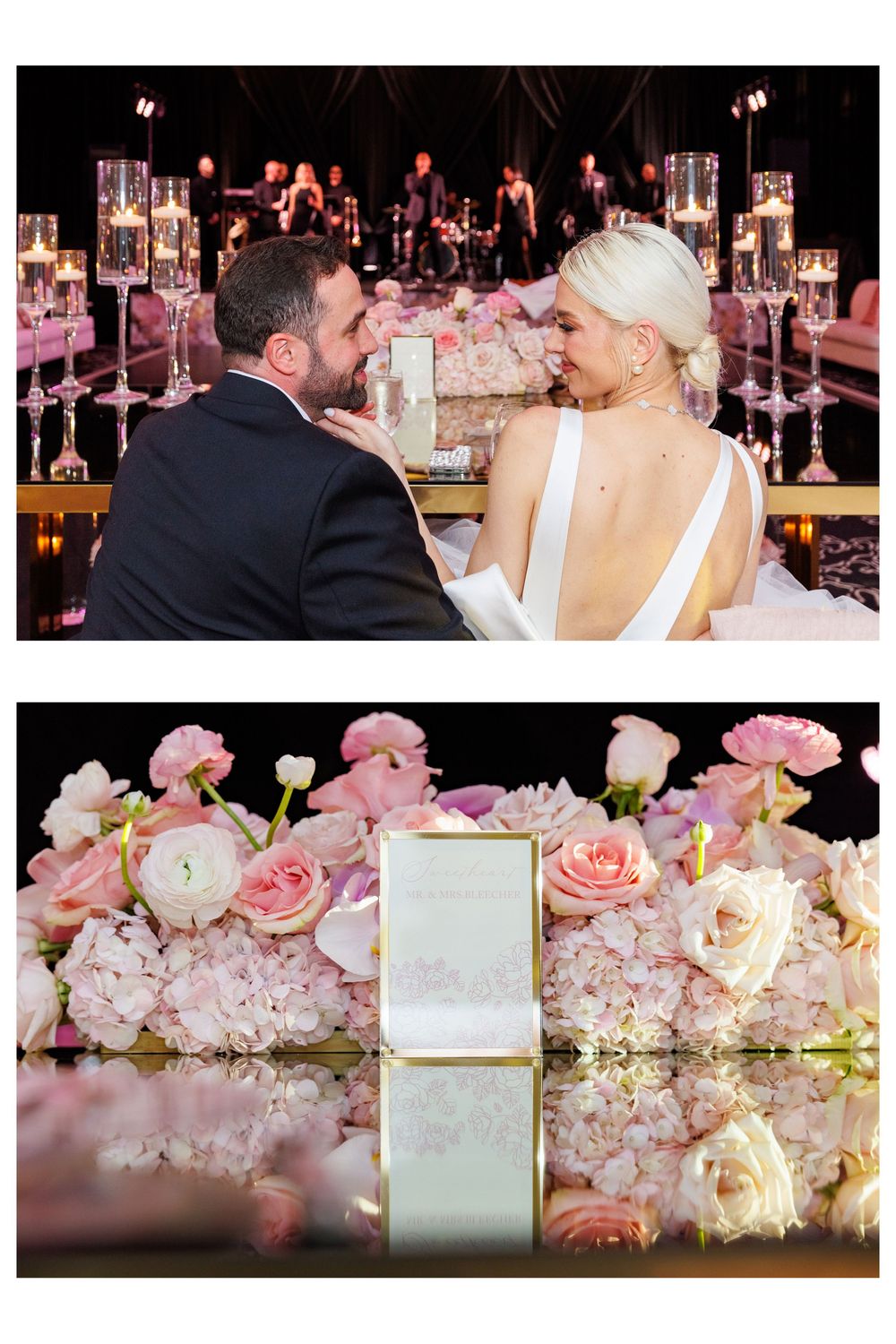 Emotional candid moment during South Florida wedding ceremony