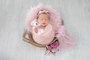 wrapped newborn photography