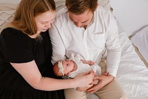 lifestyle newborn session