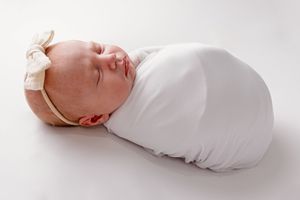 wrapped newborn photography