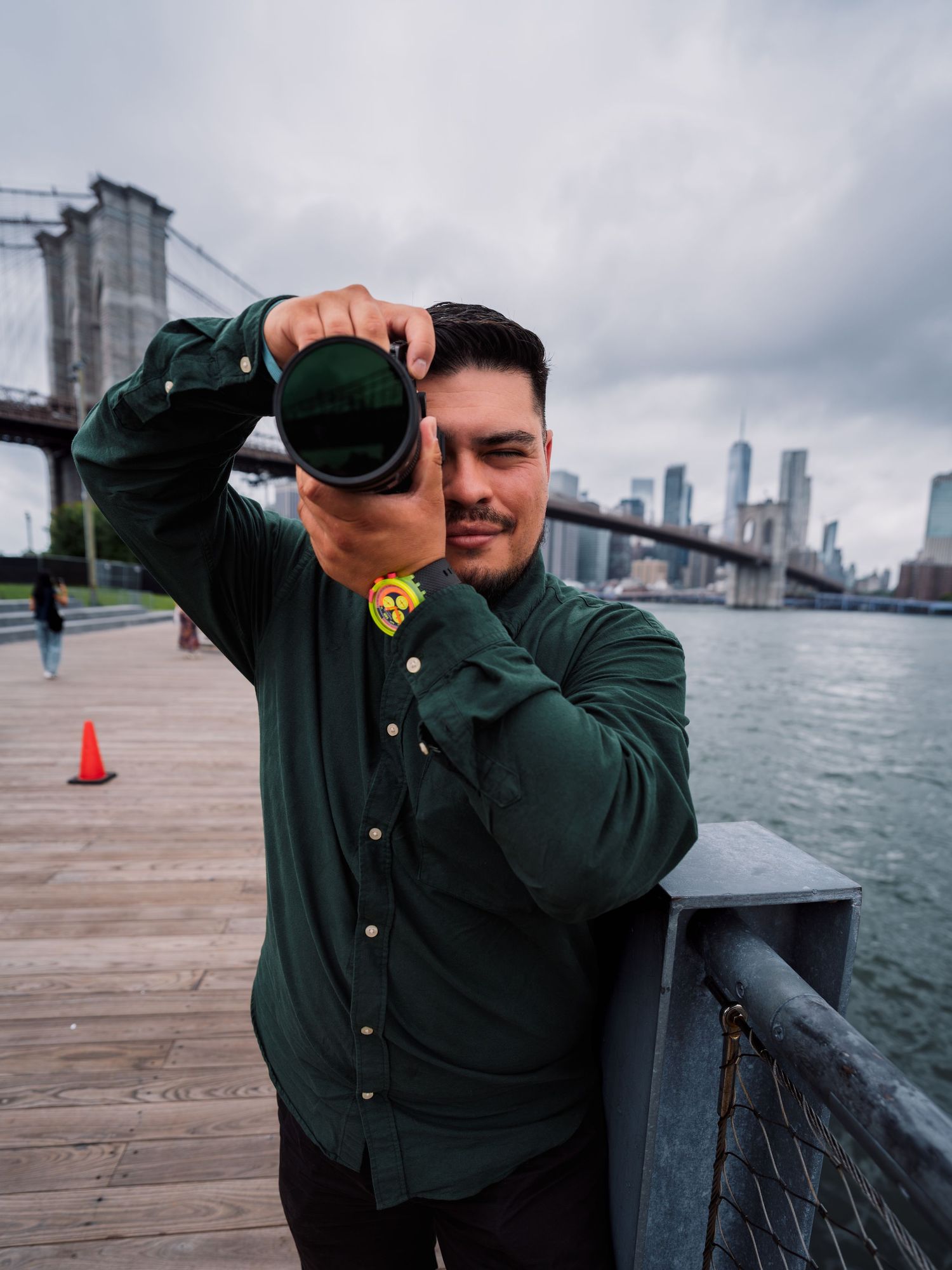 me taking a picture