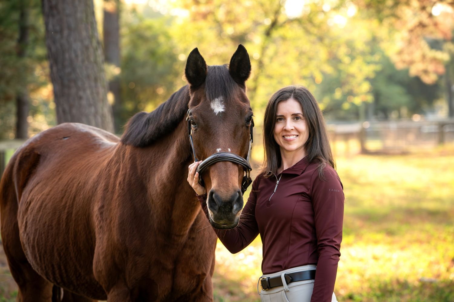 Houston horse photographer Kelly J. Russo capturing the bond between a horse and their owner.