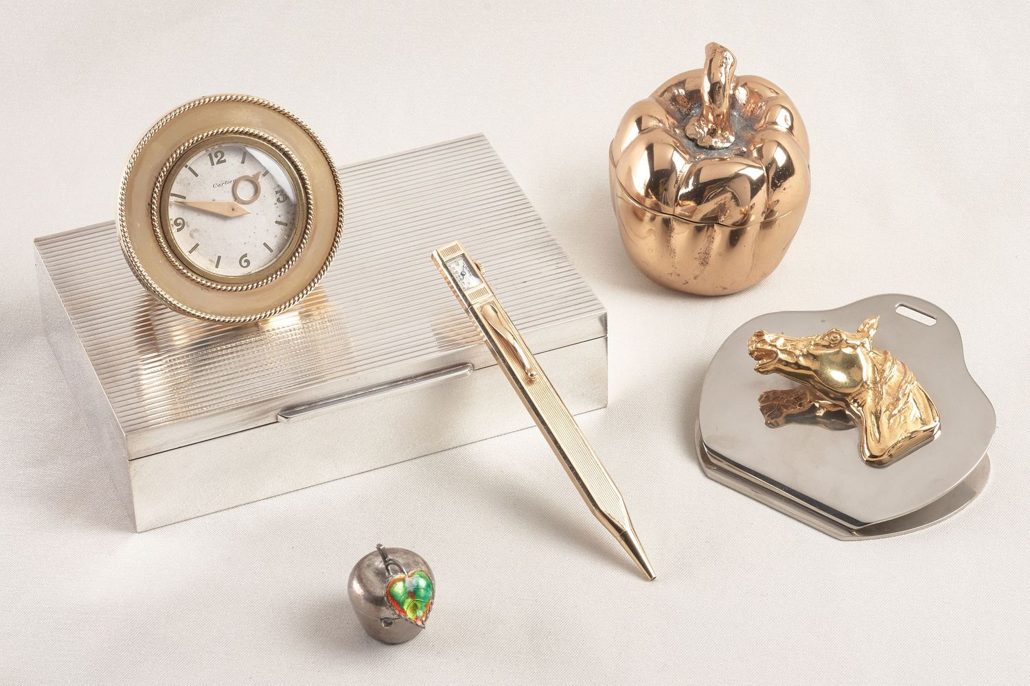 Luxury mixed metals, gold and silver product photo group
