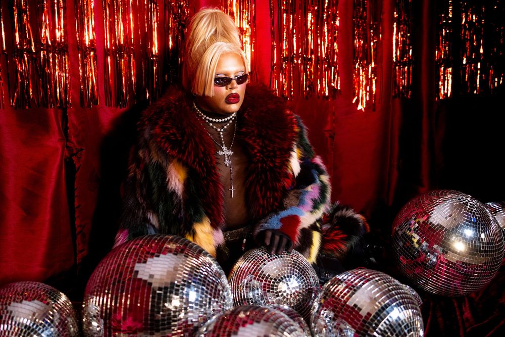 Performance artists at LGBT party in New York City by trans lesbian photographer Kade Joy.