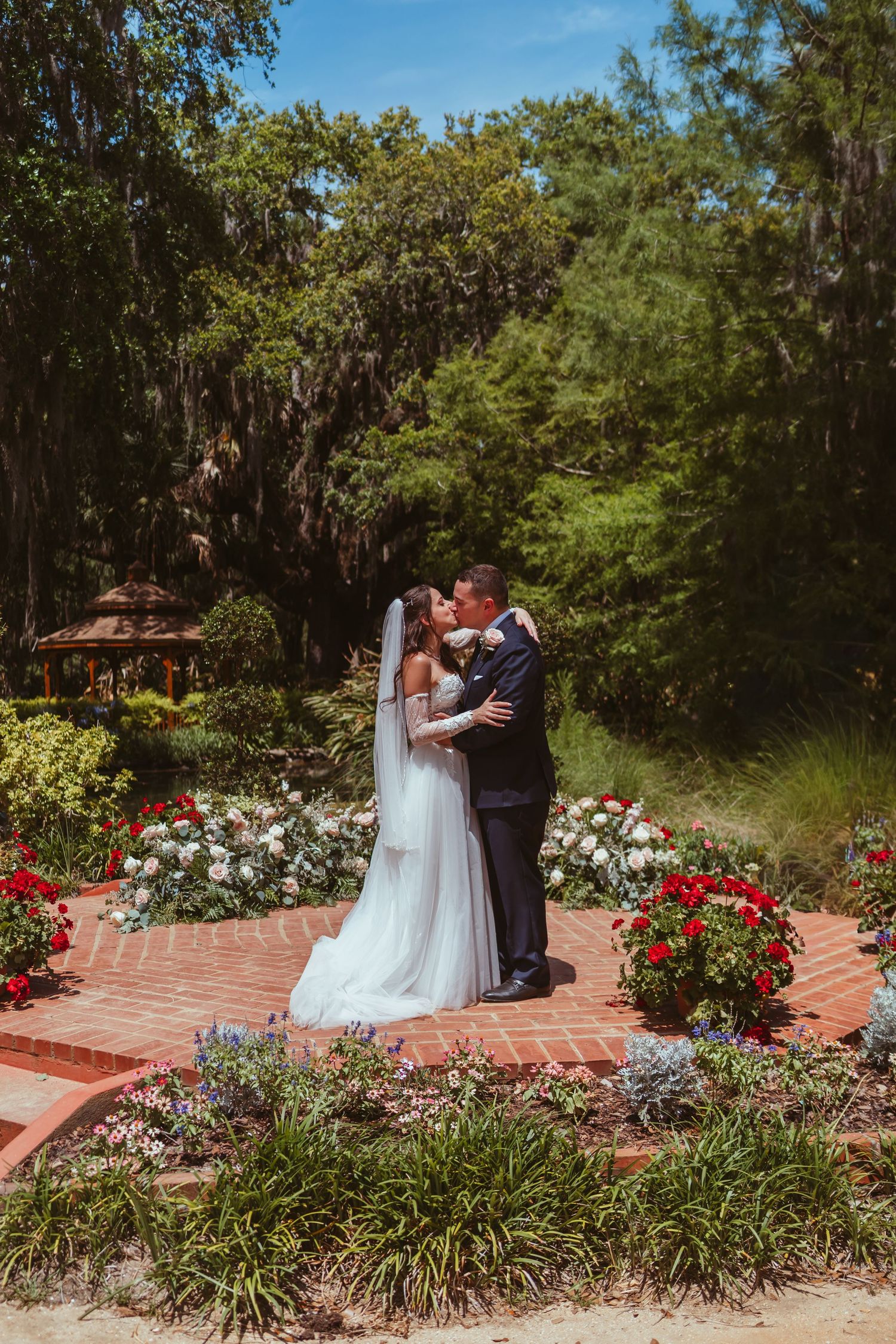 Washington Oaks Gardens State Park Wedding in Palm Coast, Florida. Ceremony photography.