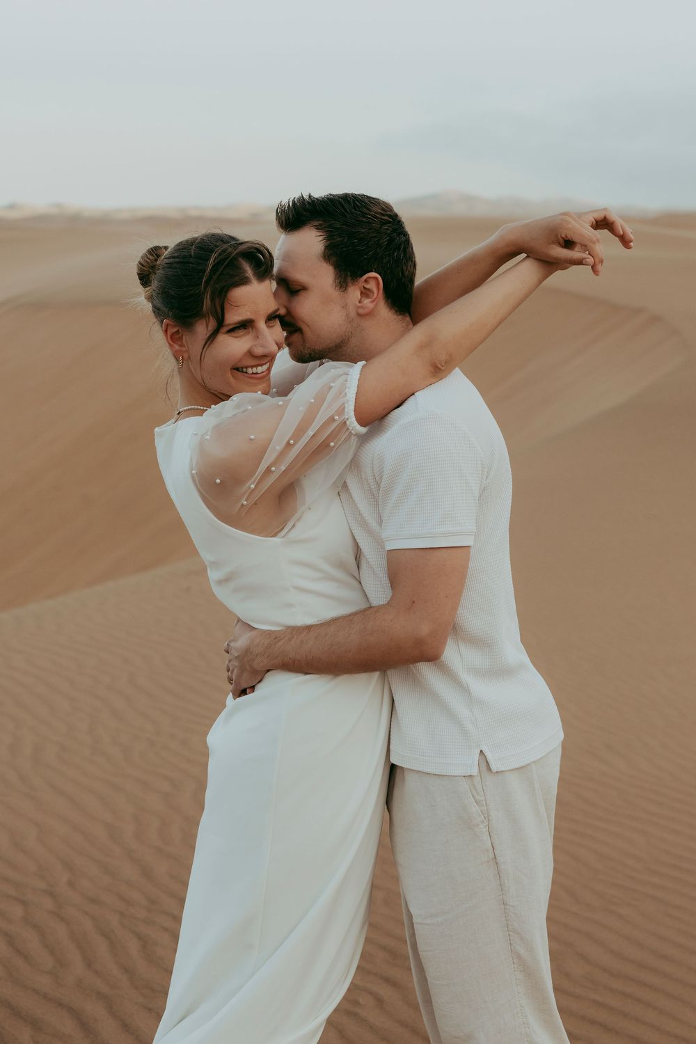 Destination photoshoots, engagements, family photoshoots, in the Dunes near Swakopmund, Namibia. For travelers.