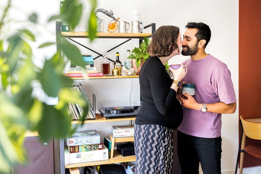 in-home maternity session in hackney, east london