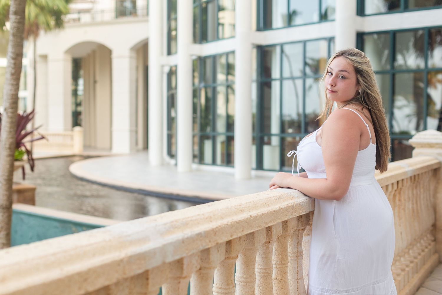 Senior pictures for a high school girl at the Wyndham Grand Rio Mar in Rio Grande, Puerto Rico.