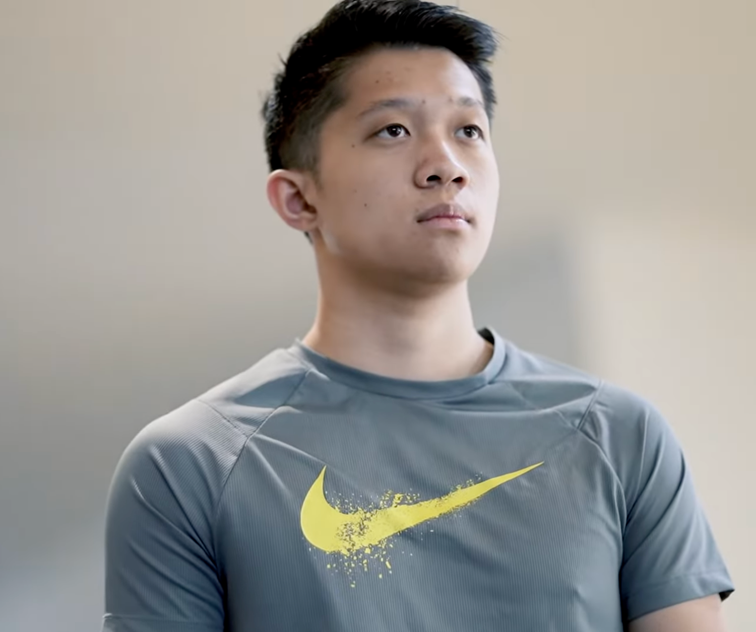 Photo of a student from UP in a Television Commercial produced by Chris Brecht, Ellingson Lane Photography