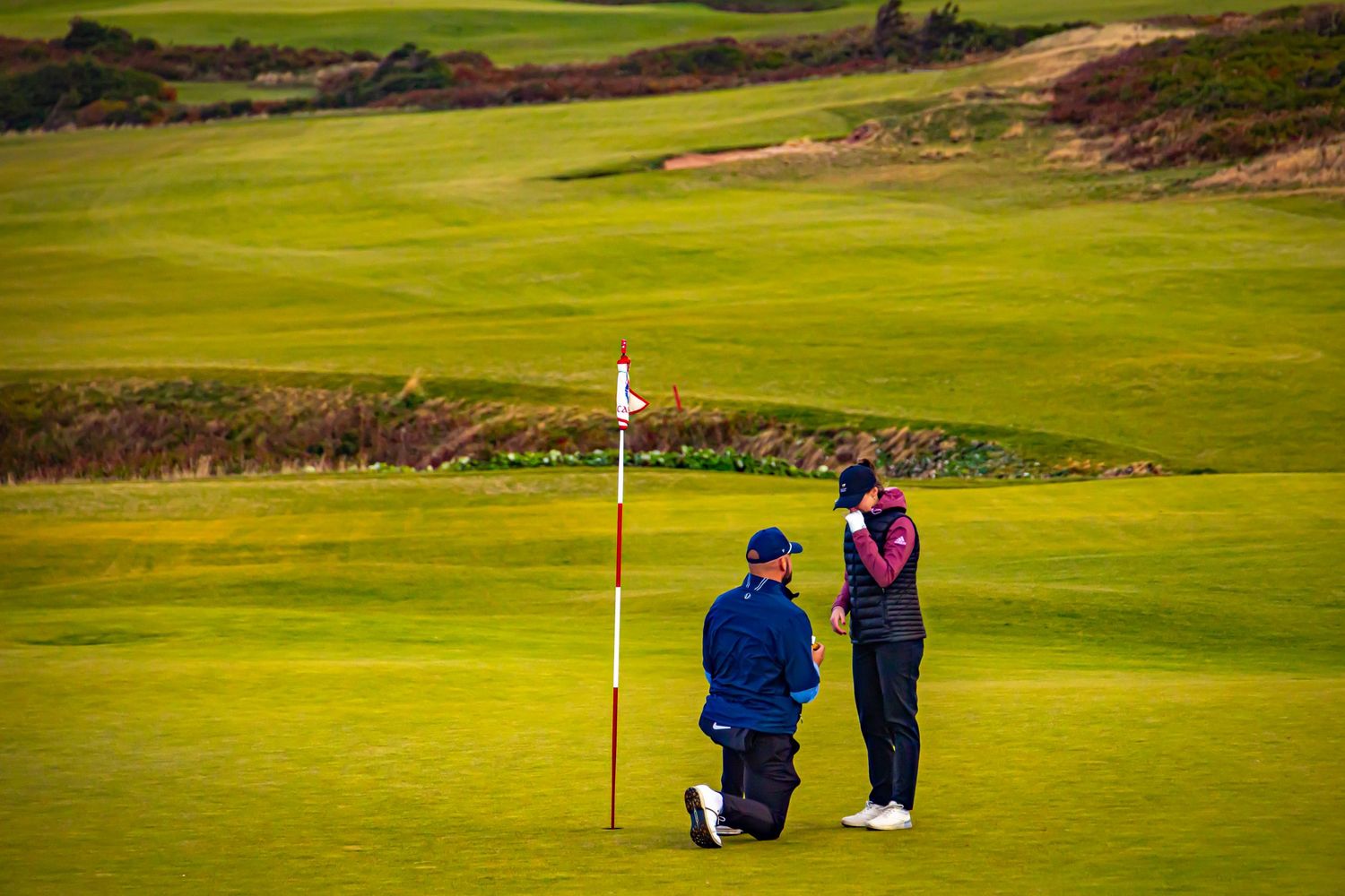Secret proposal on the green Cape Breton Cabot links