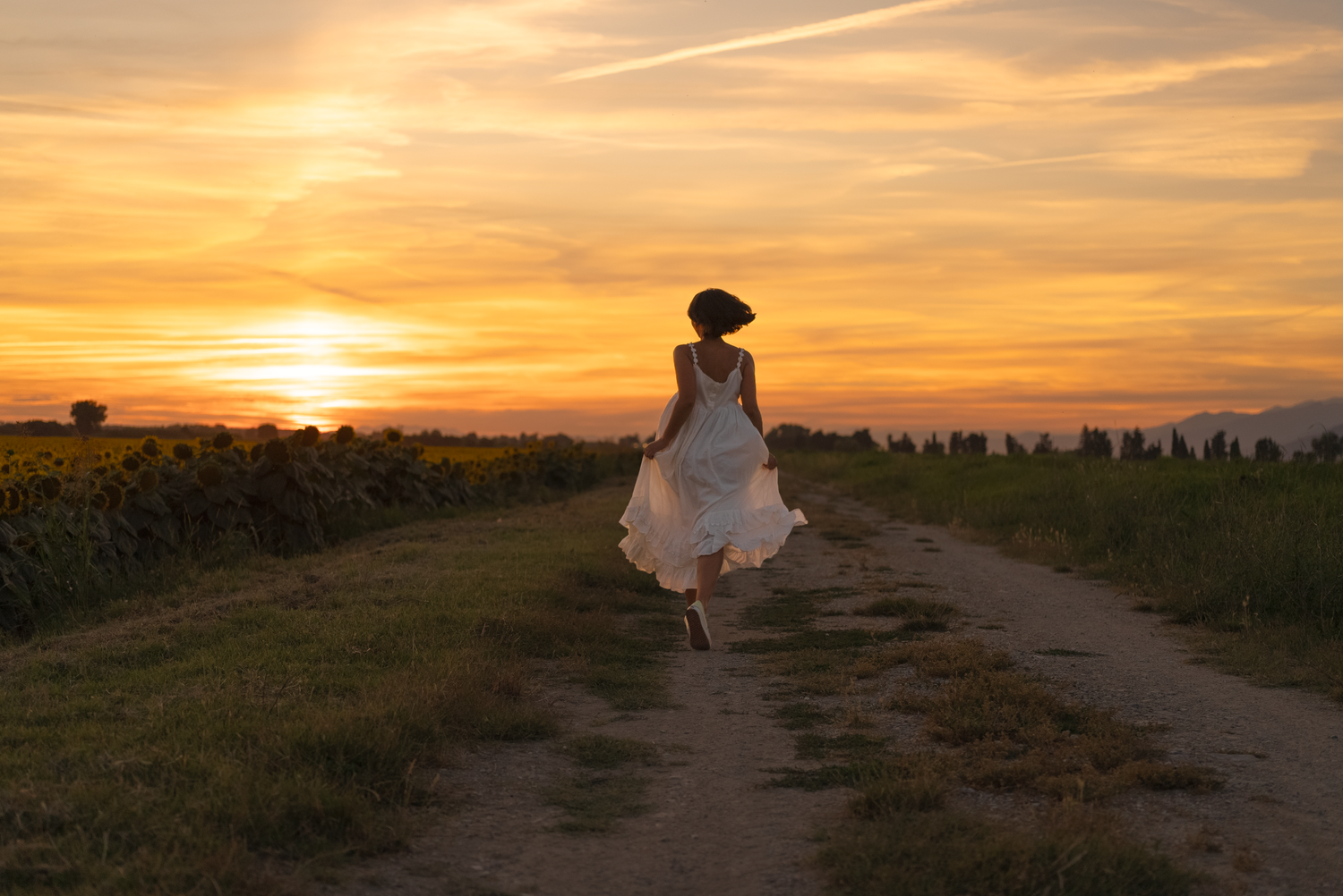 fotografia al tramonto