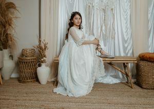 fotógrafa de comunión en Valencia con estilo boho