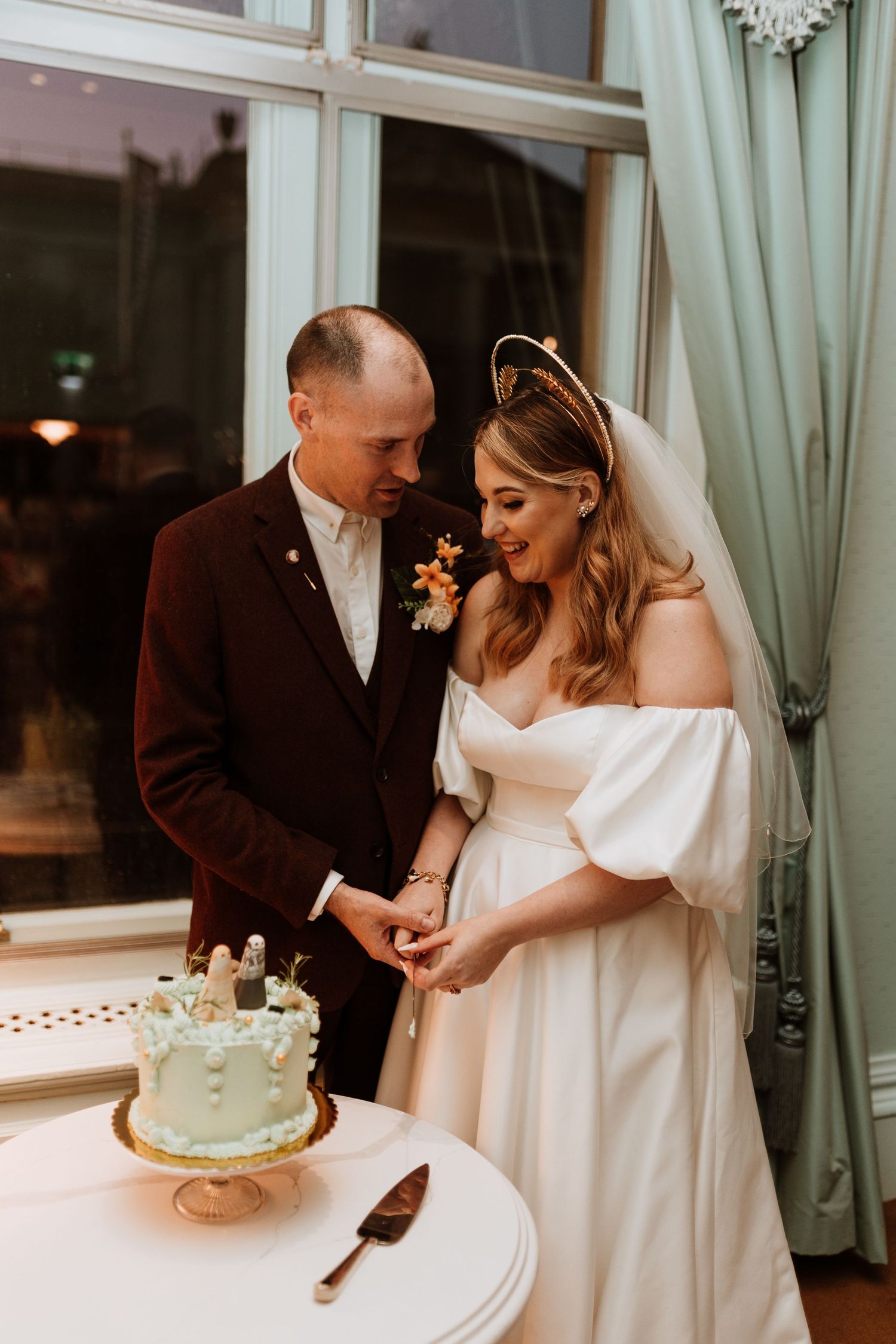 Cake cut at Randolph Hotel in Oxford