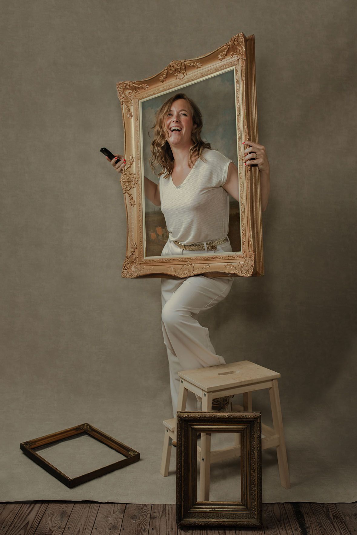 Zelfportret  fineart van de fotograaf van Flowing Fotografie, Carolien Vloeijberghs