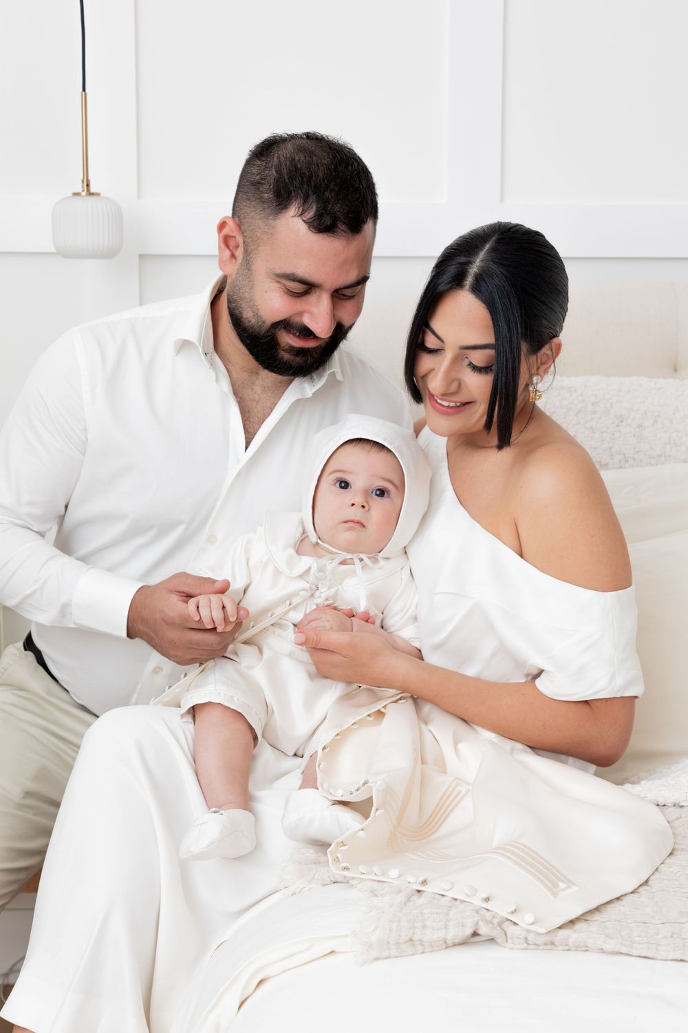 family Christening photography baptism photography white baby photos