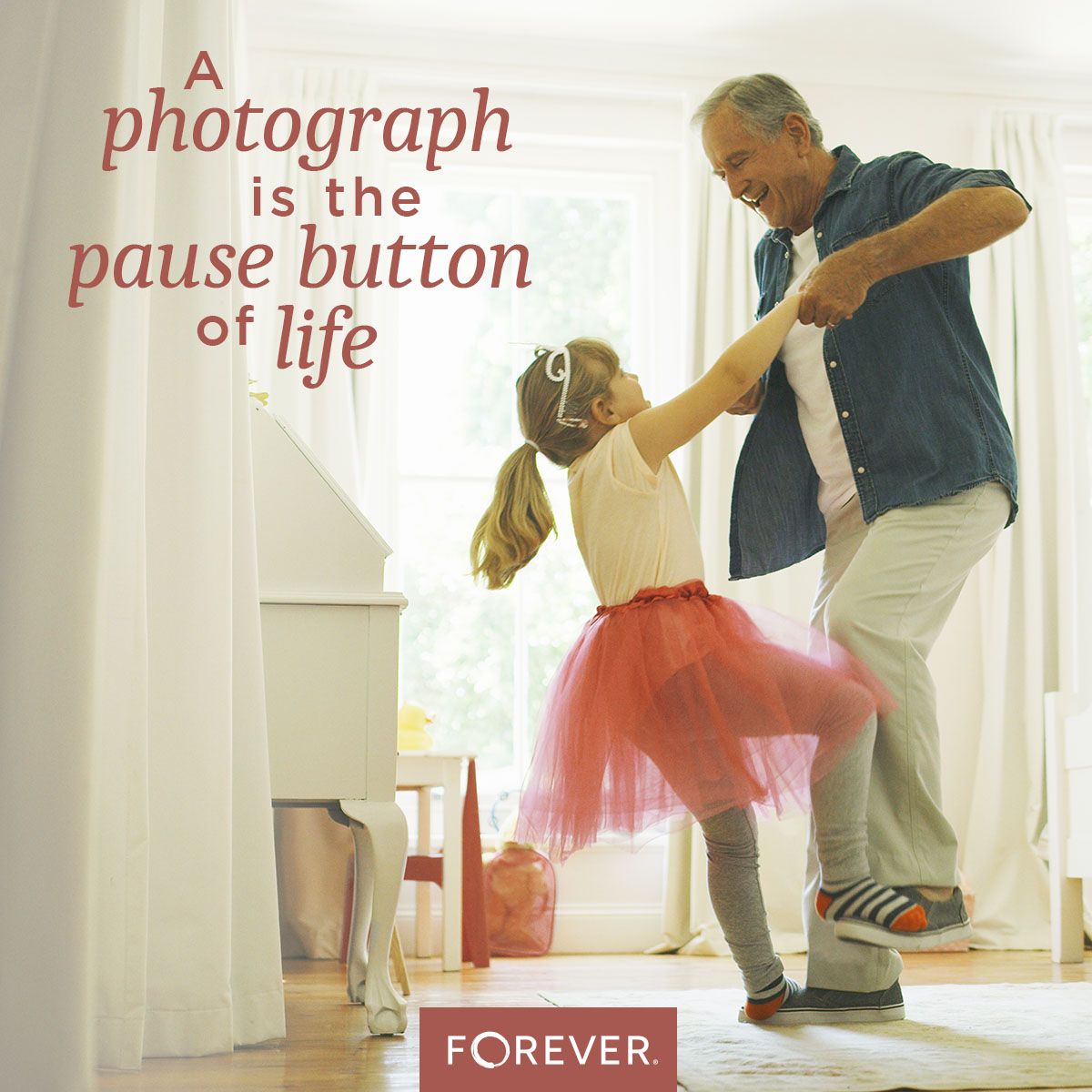 little girl dancing with dad