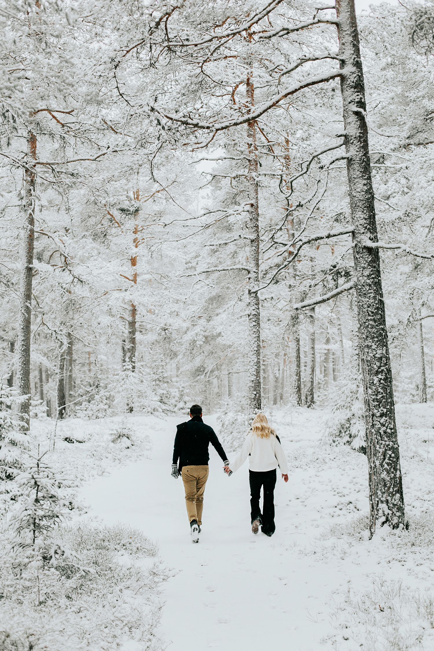 Förlovningsbilder på Skutberget i Karlstad. Fotograf Rebecca Nordin.