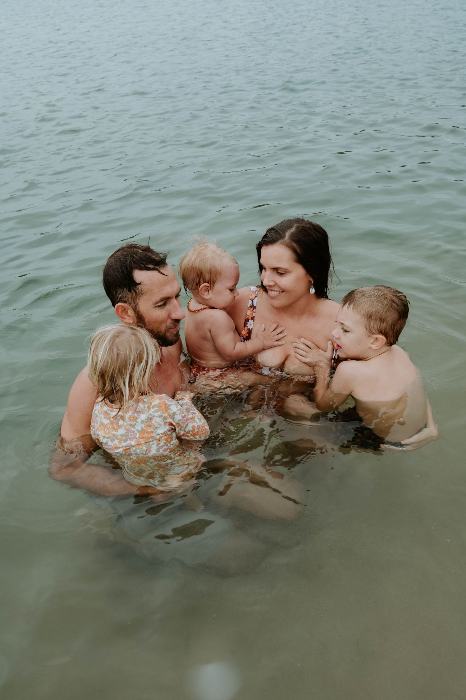 Underwater Maternity Photography - Family Beach Photoshoot Sunshine Coast
