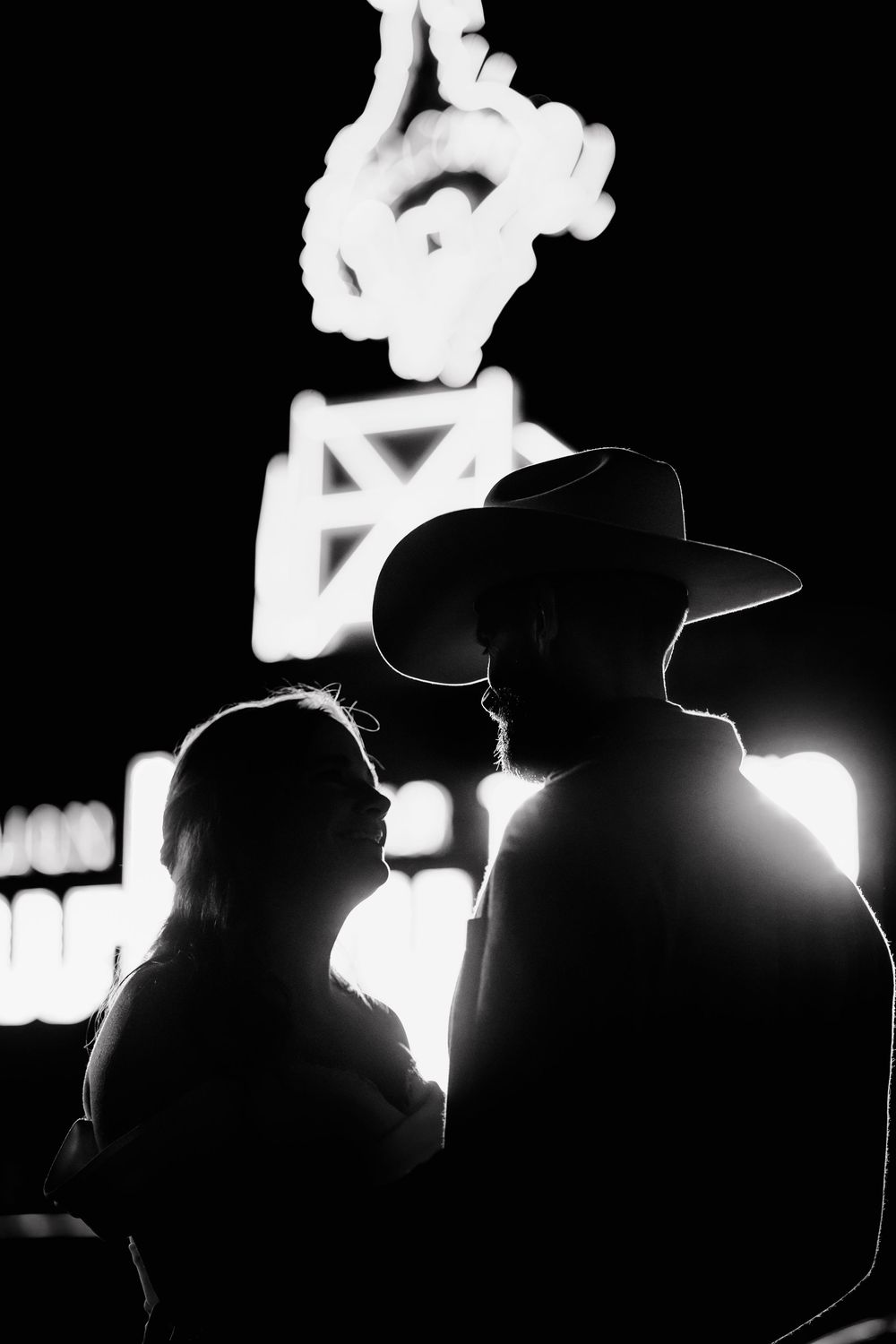 Elopement couple shares intimate moment in Downtown Jackson, Wyoming