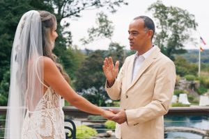 A wedding portrait photographed by Hudson Valley based photographer, Sasha Pierre-Louis