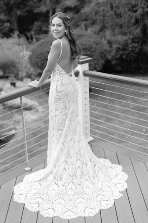 A bride wedding portrait photographed by Hudson Valley based photographer, Sasha Pierre-Louis