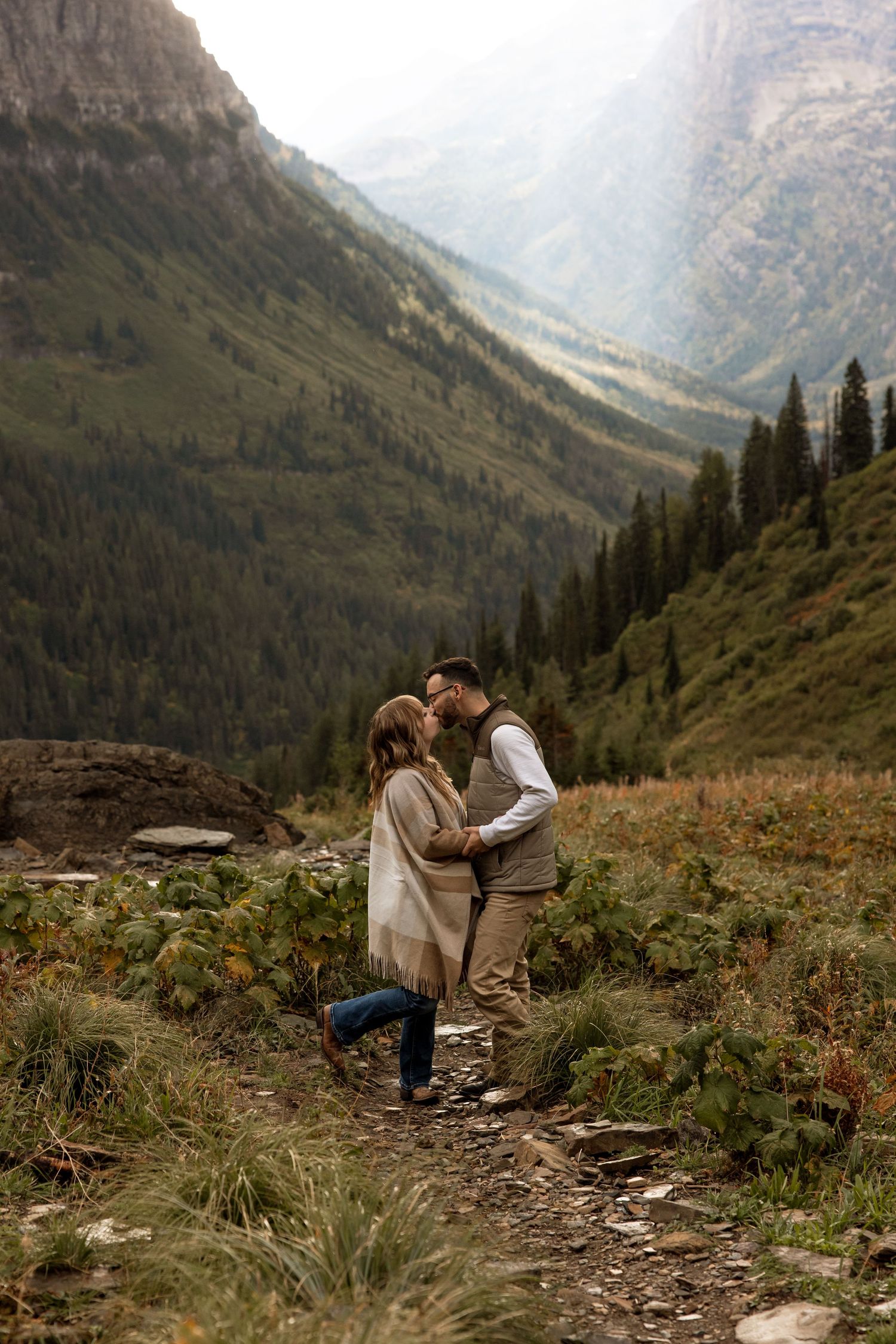 Glacier National Park Engagement Photographer.