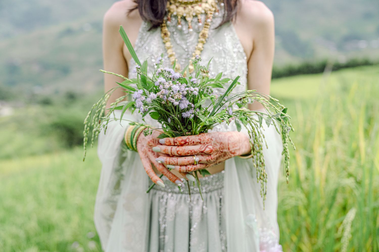 wild-rice flowers  for Sapa Elopement in Vietnam