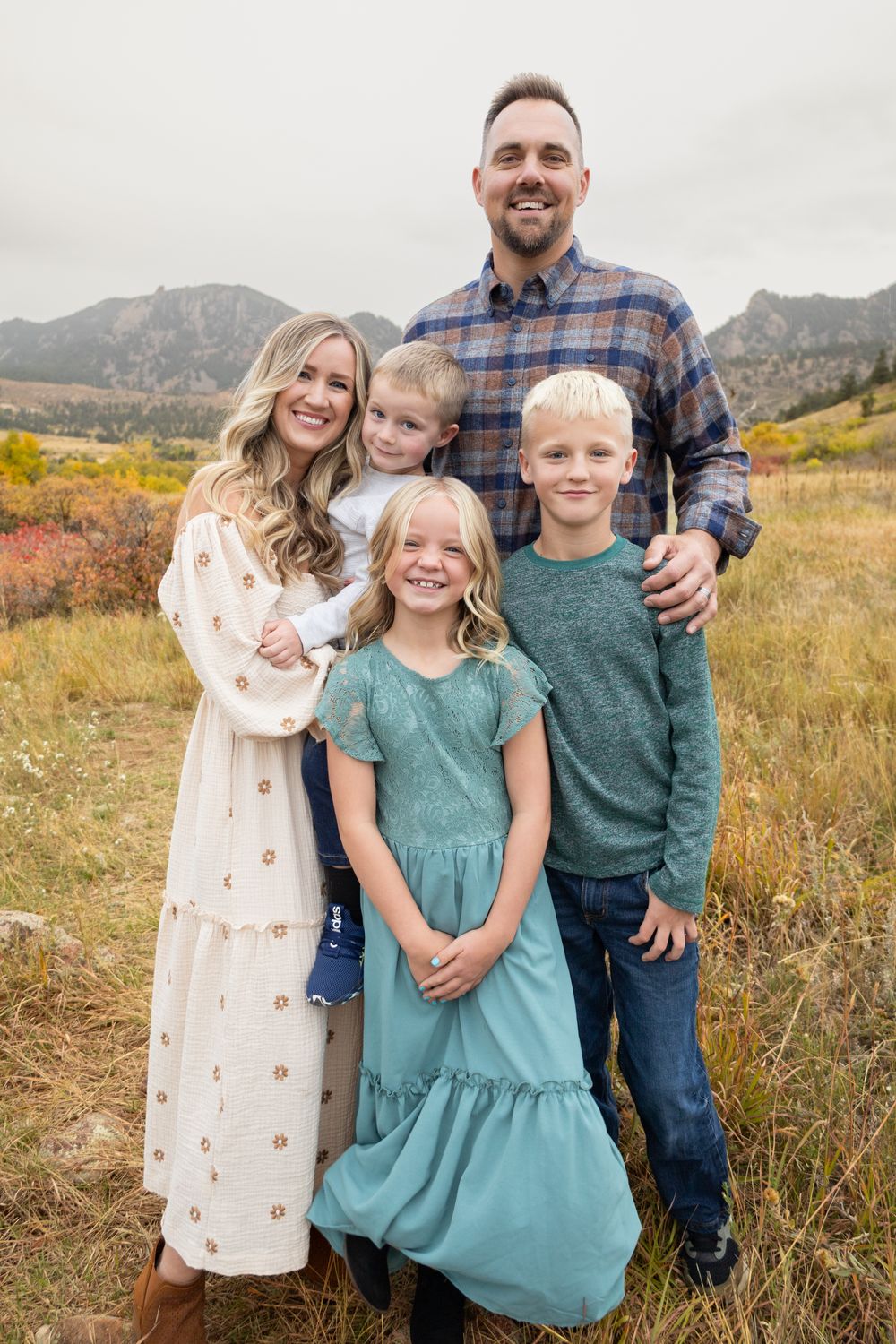Family photoshoot in Boulder, Colorado
