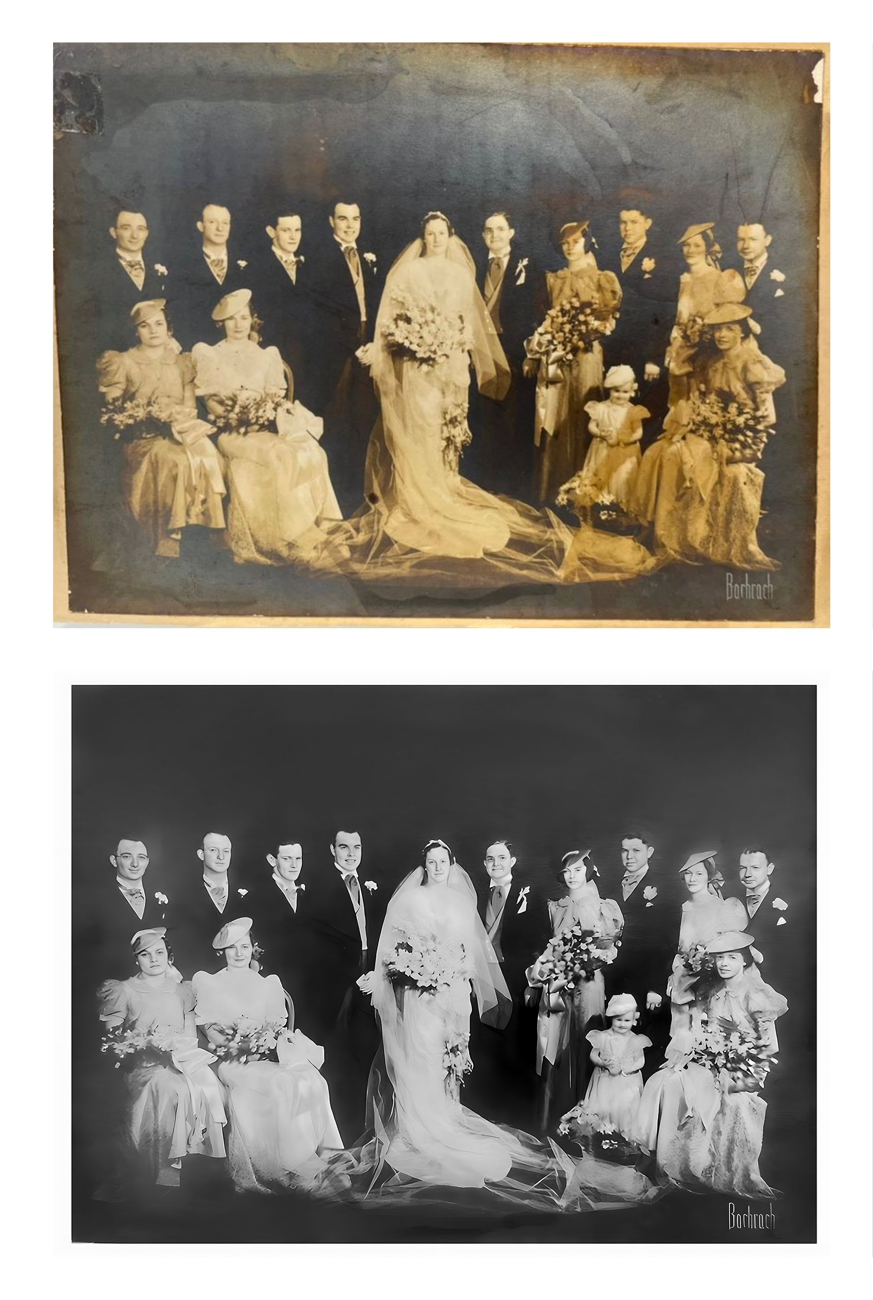 Photo restoration in Coral Gables Miami Dade preserving family memories from over 100 years ago.