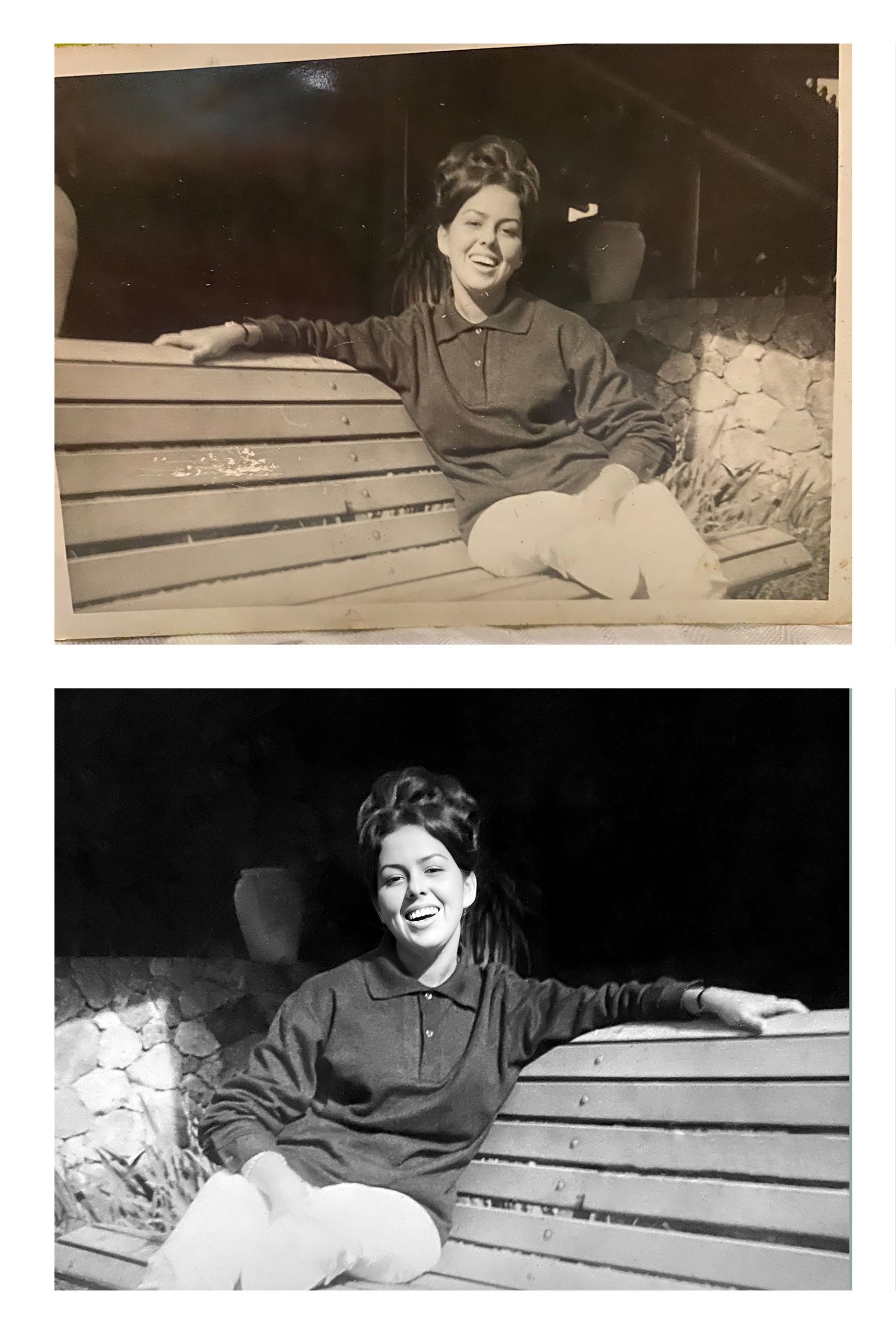 Photo colorization in Miami Dade by Odette Photo Art restoring vintage image