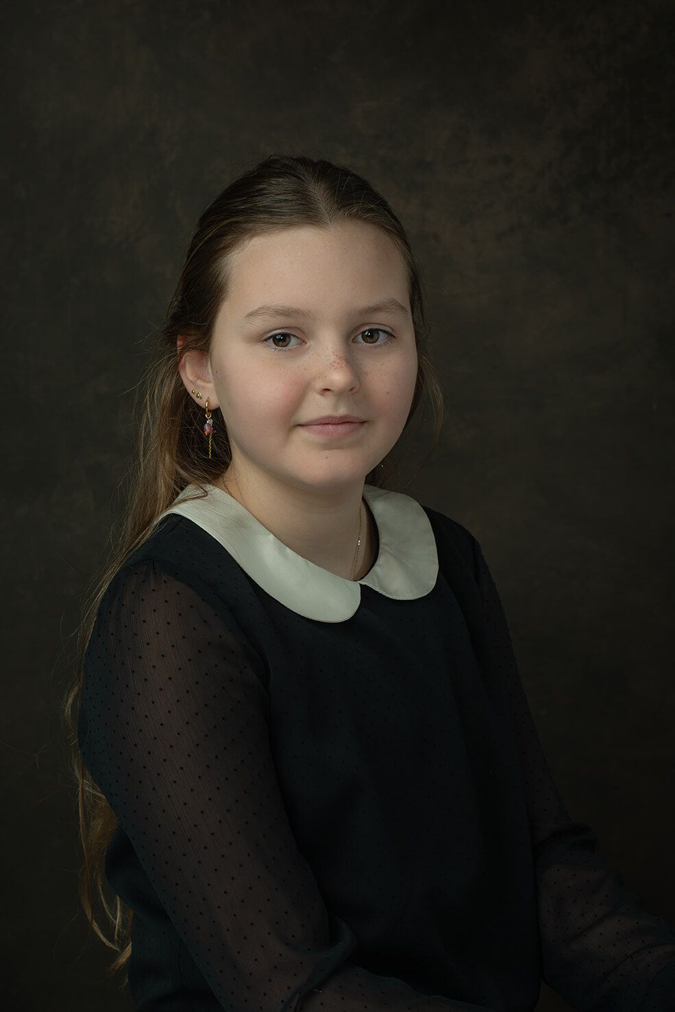 Klassiek portret schilderachtige stijl