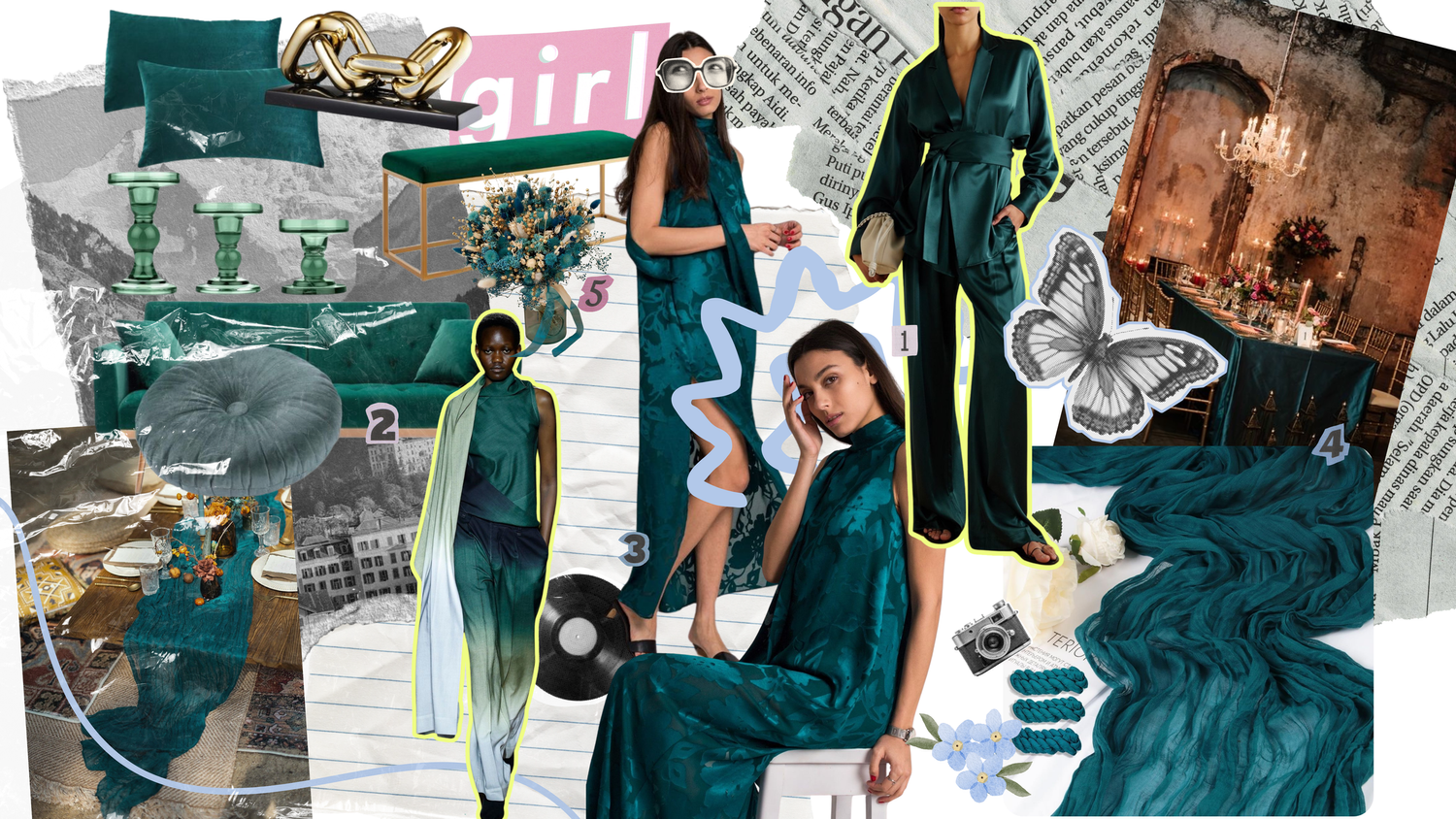 Transformative Teal color for Chicago wedding inspo and ideas to transform the wedding day into something magical.
