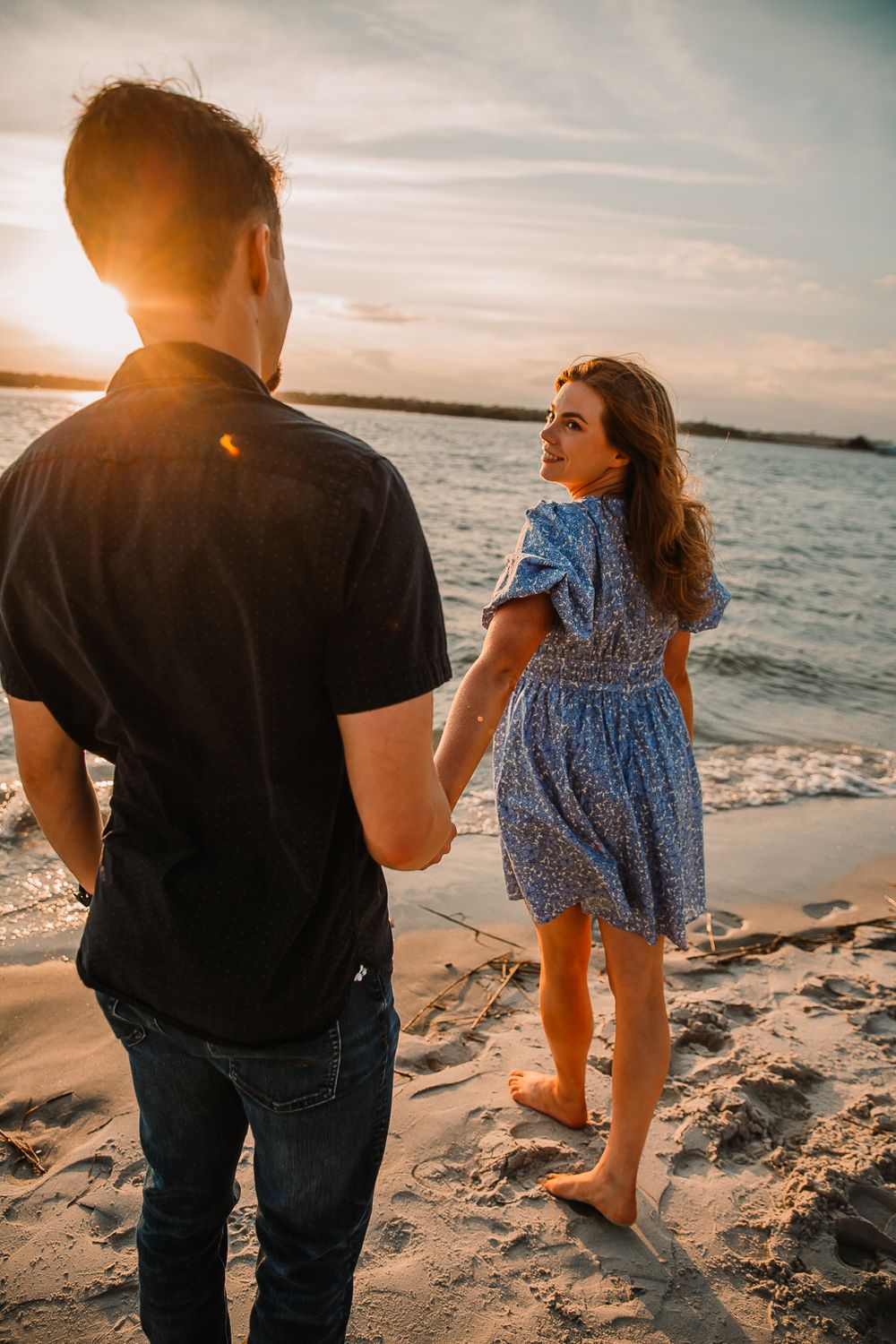 wilmington north carolina photographer beach photography golden hour lifestyle photos engagement photographer