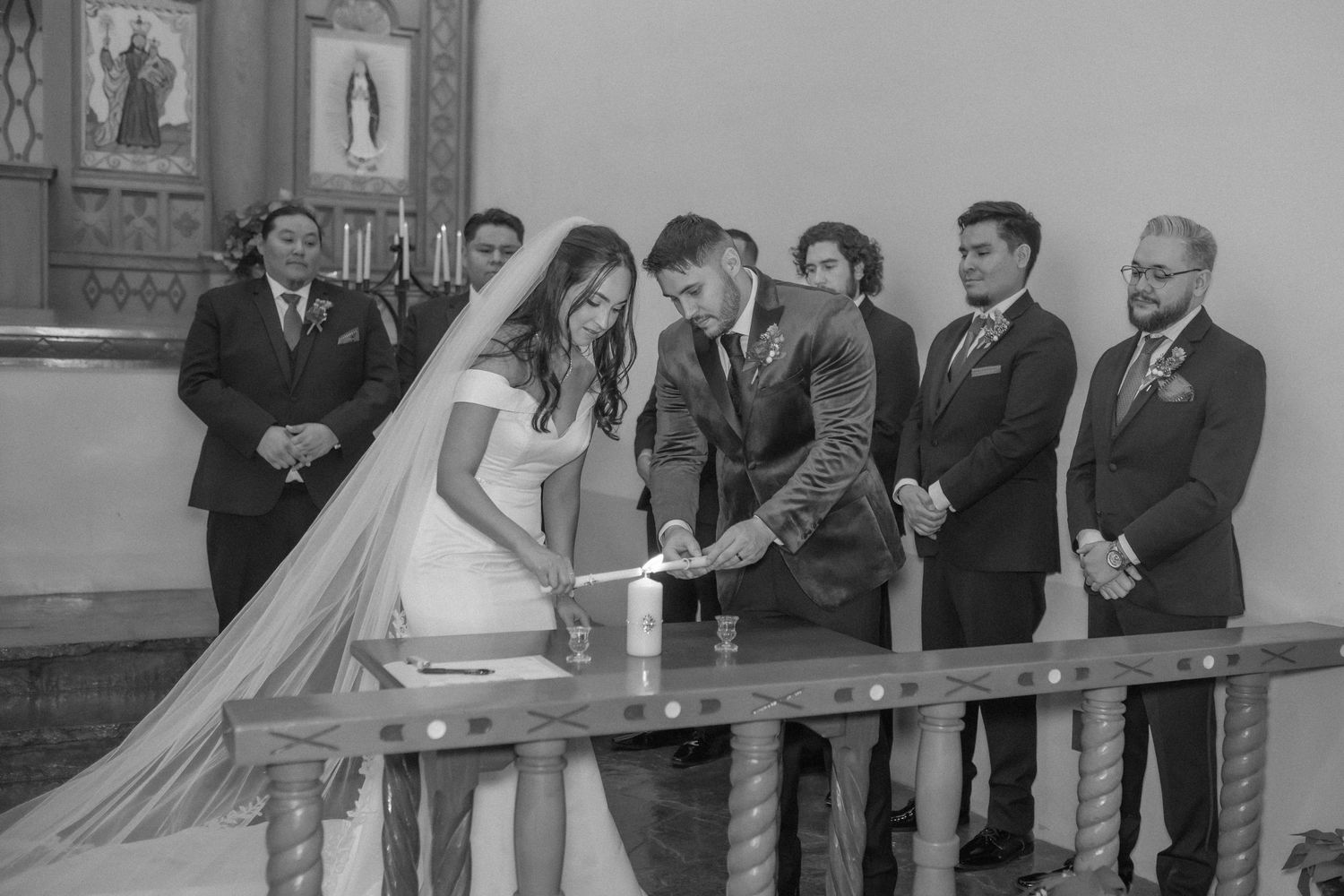 LGBT wedding photographers New Mexico. Queer photographers abq. Affordable wedding photographers in albuquerque. UNM alumni memorial chapel.