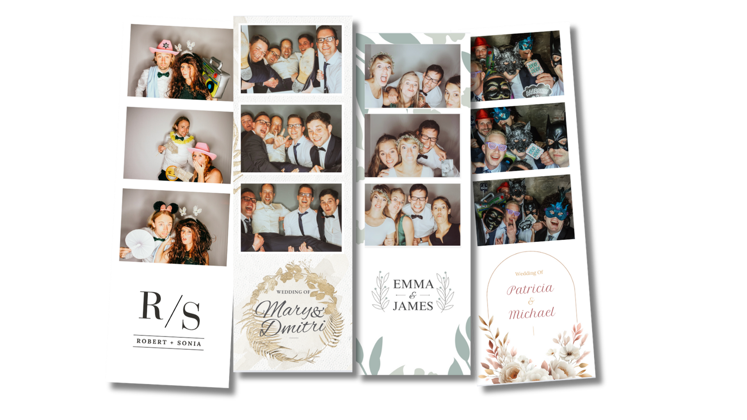 A collection of vintage-style Polaroid photos arranged in a nostalgic display against a white background.