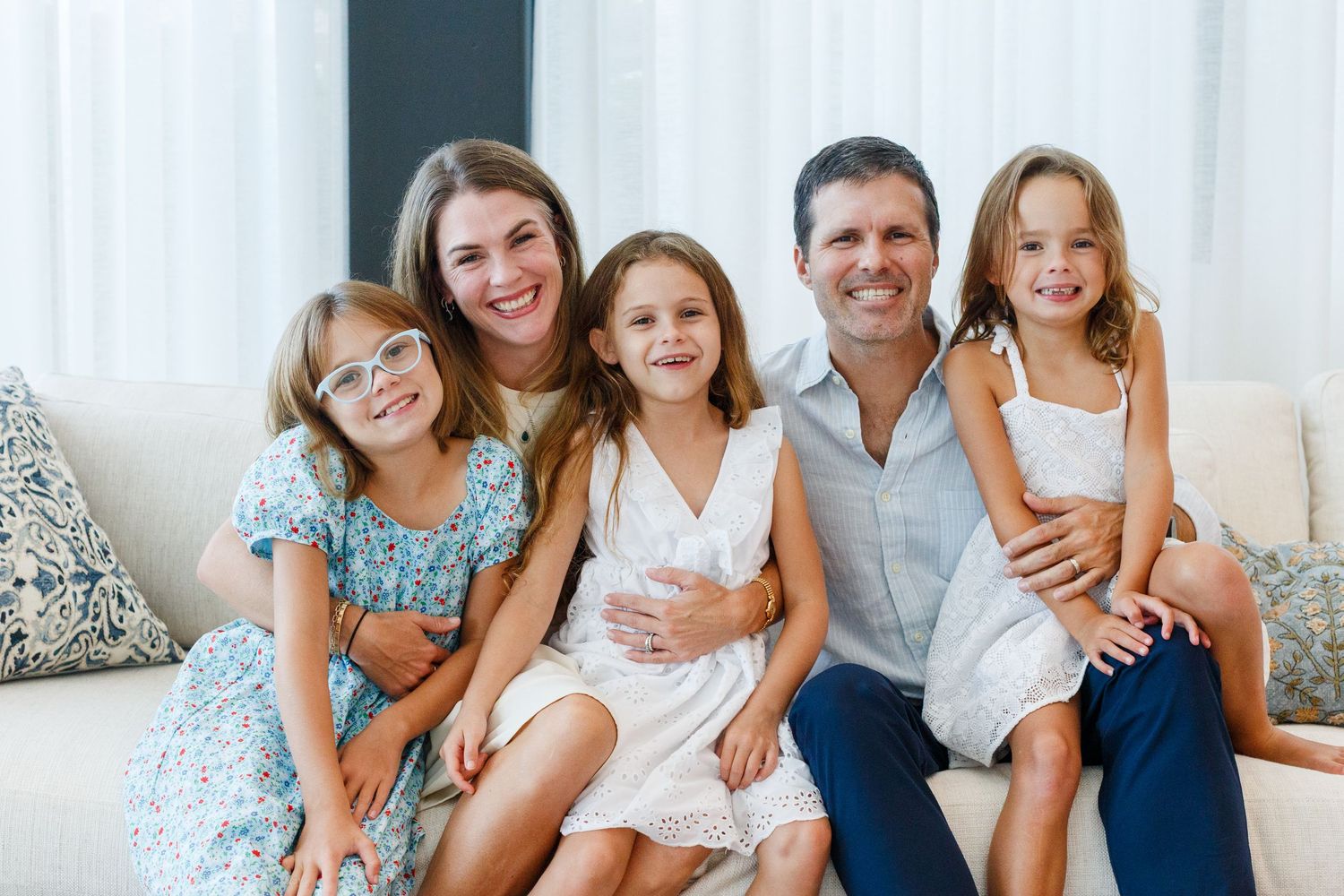 Family portrait in Dorado, Puerto Rico.