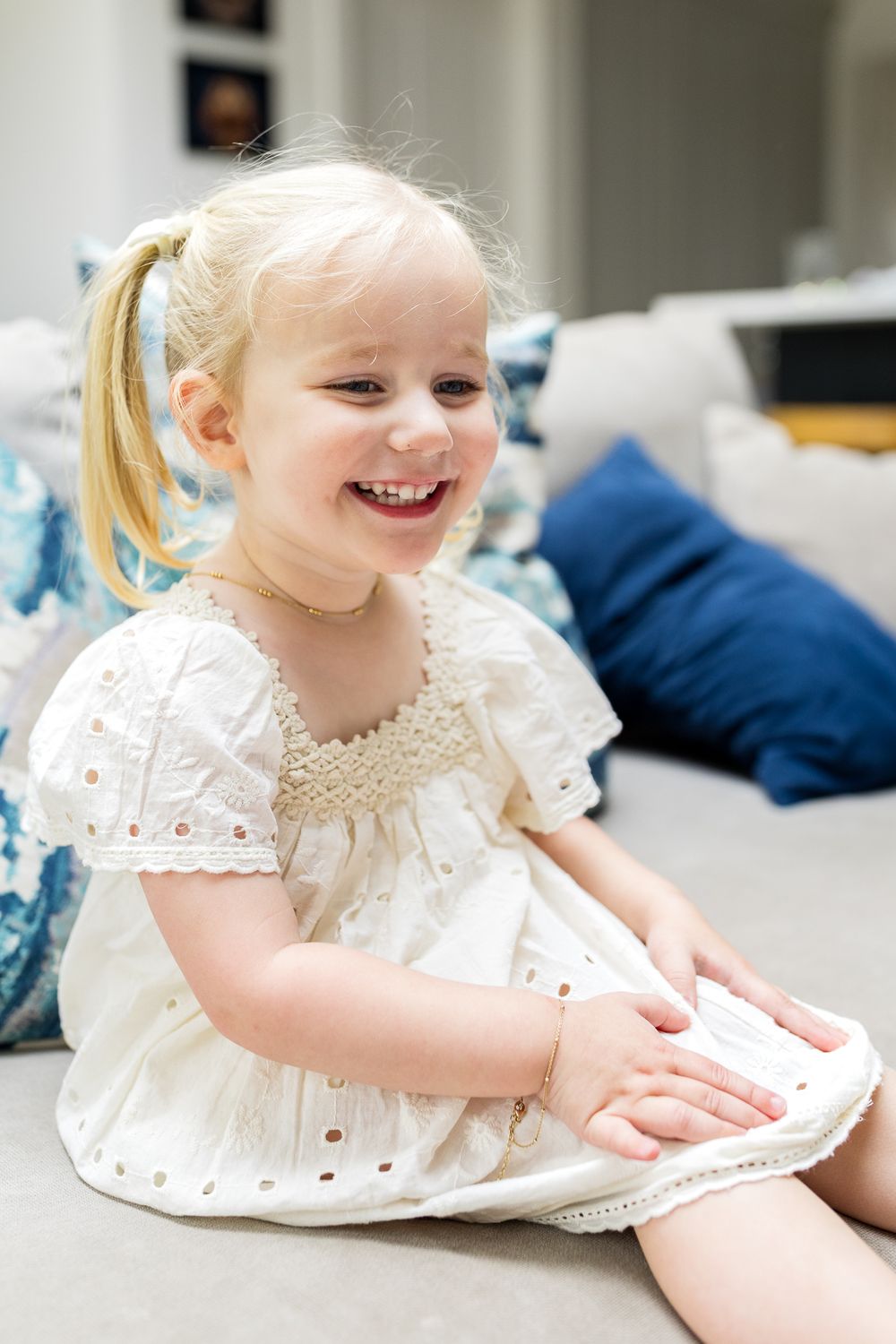 smiling toddler girl