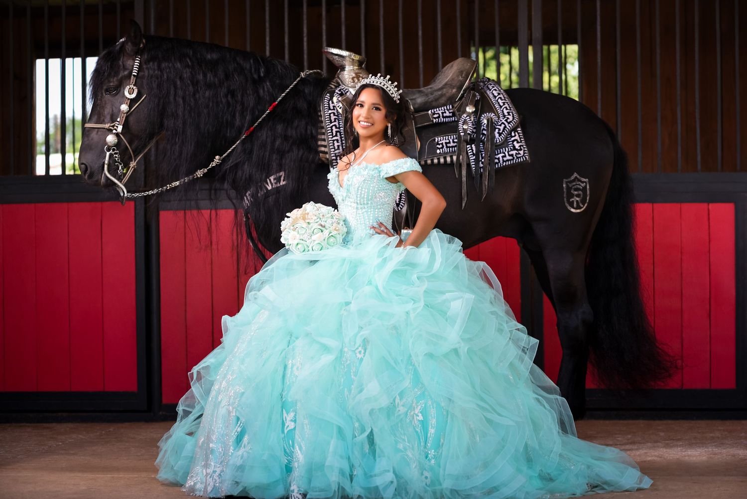 Dallas Fort Worth quince save the date photography showing styled pre event portraits by experienced Fotolilly Photography team