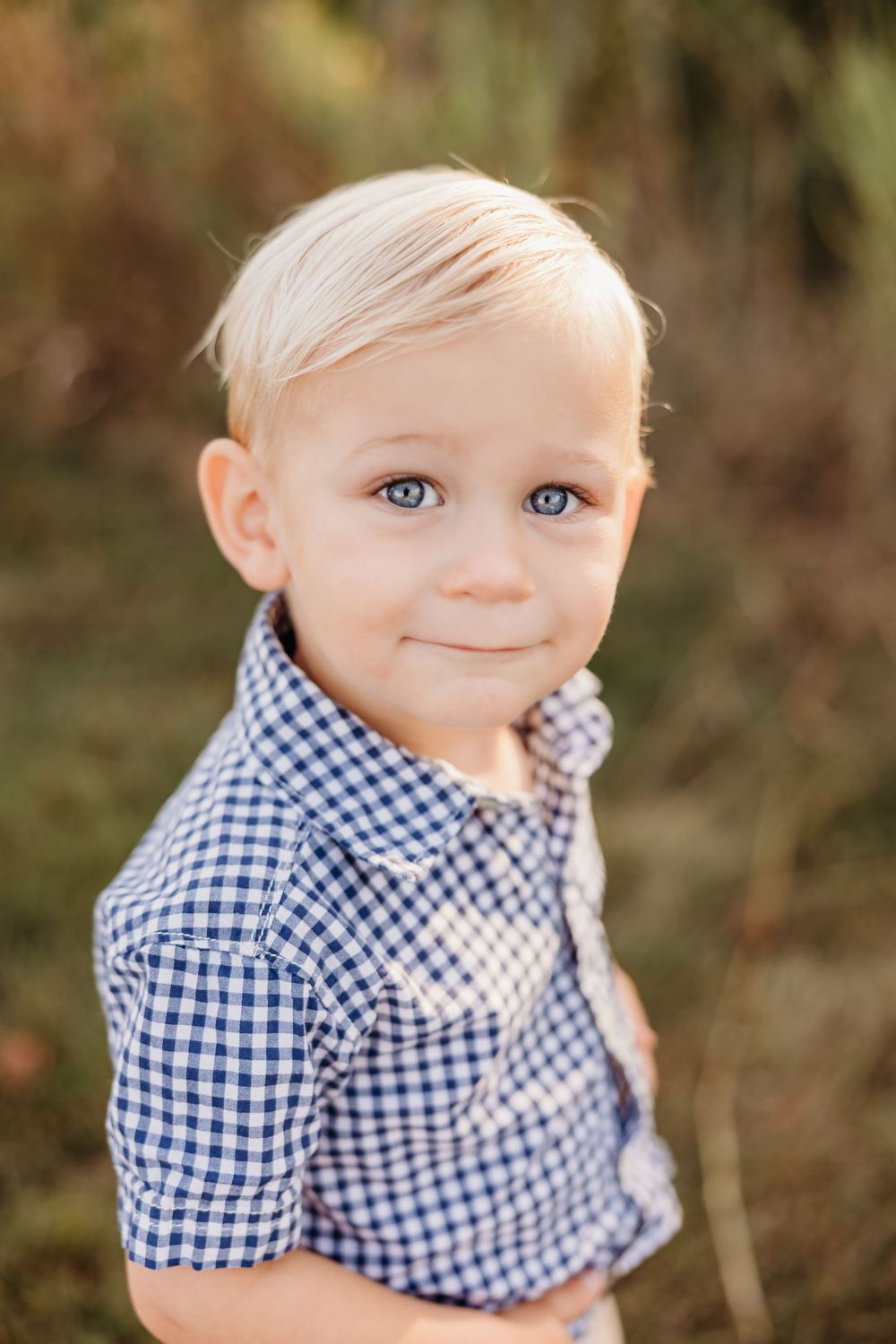 Toddler posing for school portrait. Cincinnati and NKY School and Homeschool Portrait Photographer. A modern approach to picture day.