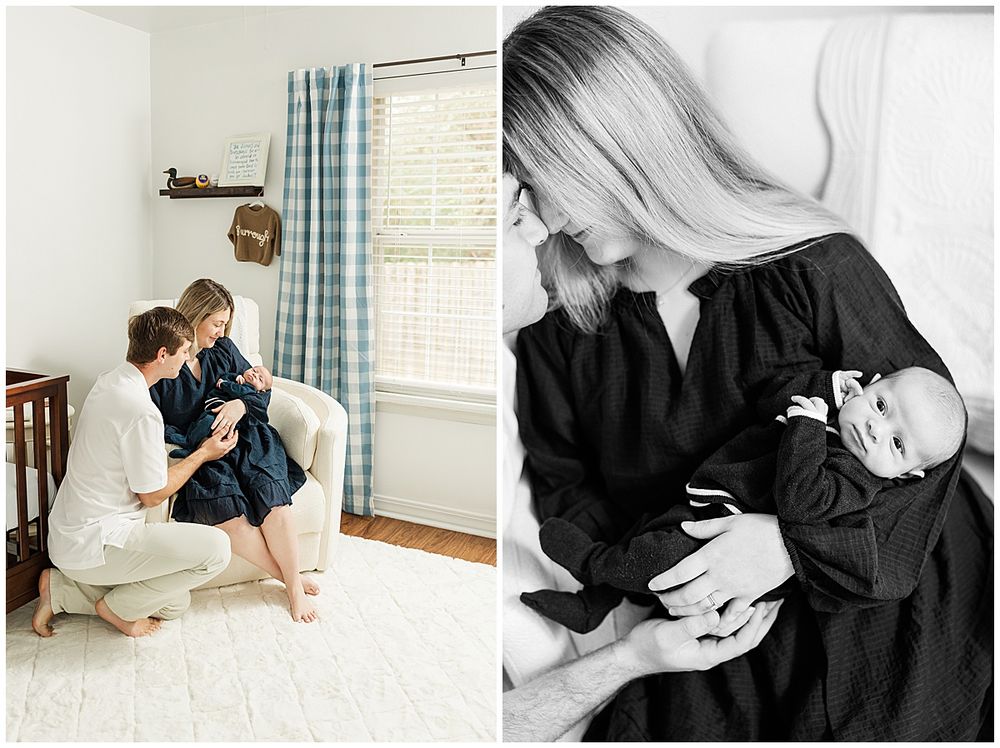 In home newborn photography session in Ruston Louisiana by Courtney Dexter Photography, Ruston Louisiana Newborn Photographer